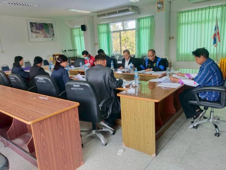 การประชุมคณะกรรมการติดตามและประเมินผลแผนพัฒนาท้องถิ่น (พ.ศ.2566-2570)  ประจำปีงบประมาณ พ.ศ.2568